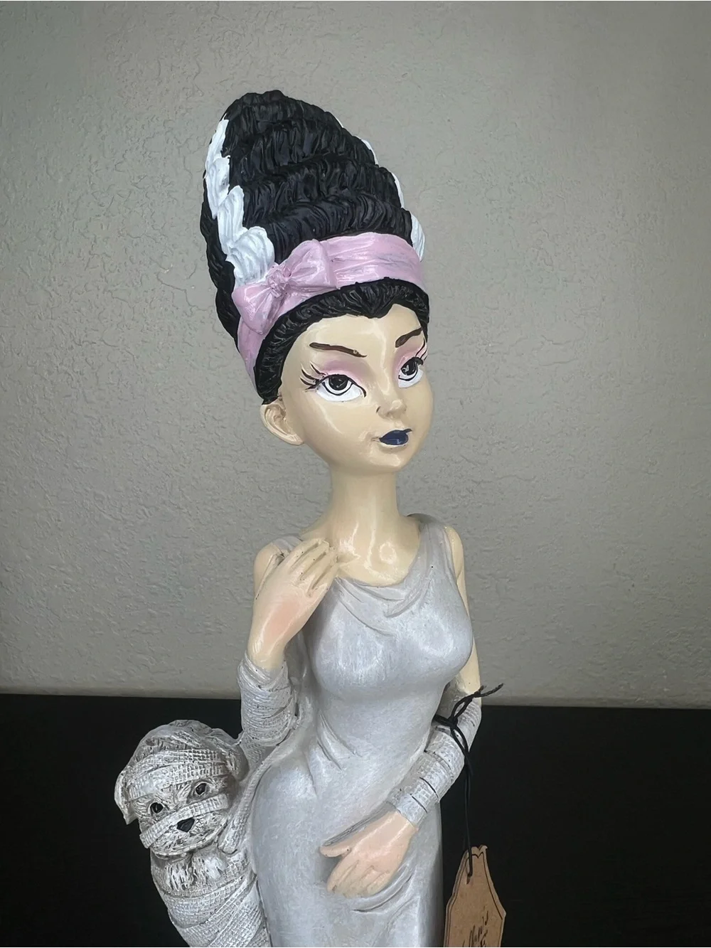 NEW Hallow's Eve Bride of Frankenstein with Puppy Figurine